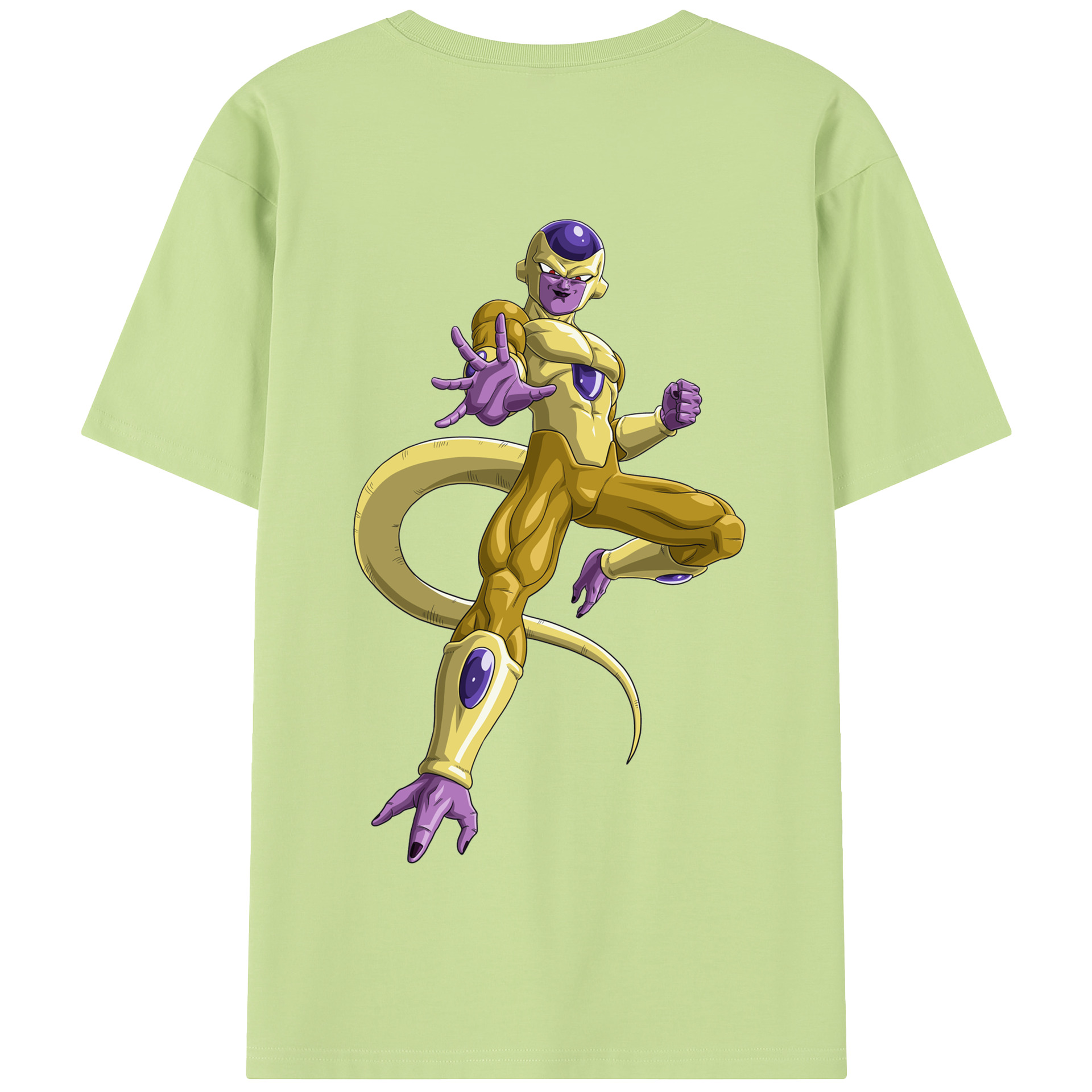 （画像用） ドラゴンボール フリーザ DRAGON BALL Frieza 綿100％半袖Tシャツ（背面プリント）
